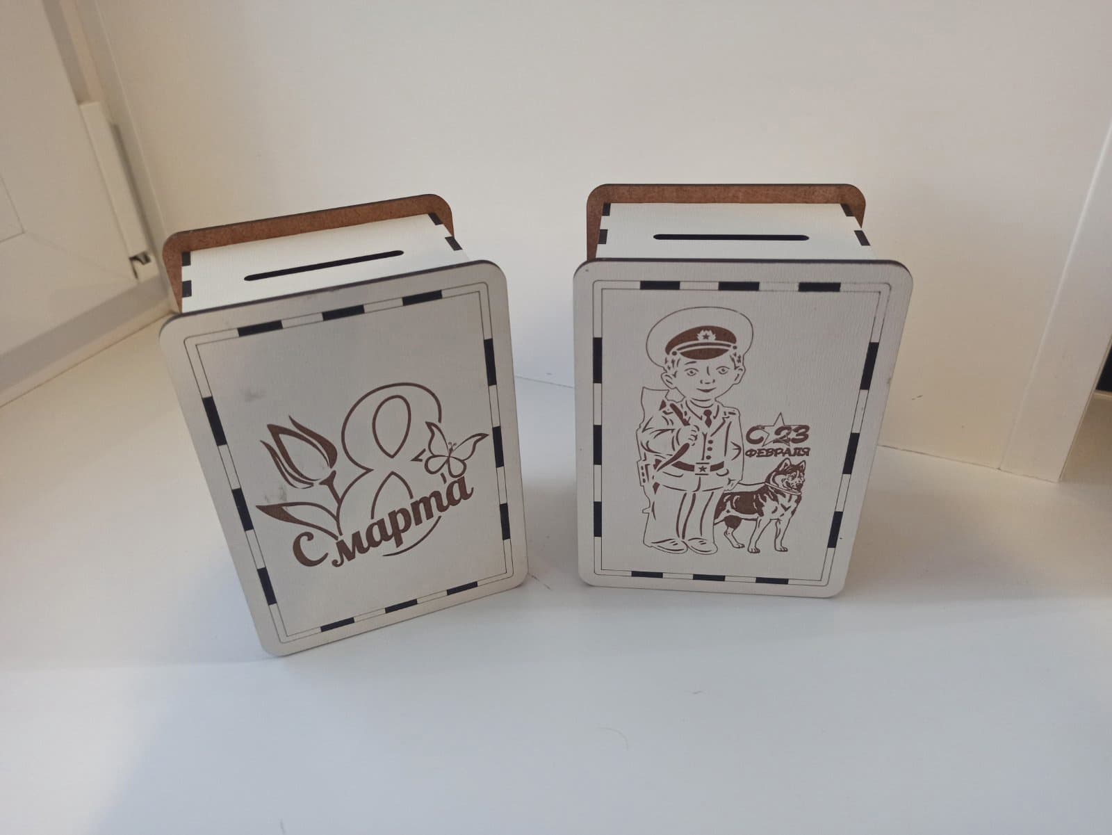 Custom Wooden Piggy Bank Laser Cut Vector Plan