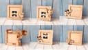 Customizable Character Photo Frame Collection Vector CNC Files