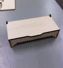 Customizable Wooden Storage Box Laser Cut Template Vector