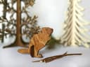 Cute Beaver 3D Wooden Puzzle Vector File for Laser Cutting