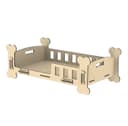 Cute Bone Themed Dog Bed Laser Cut Vector Plan