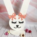 Cute Bunny Hair Accessory Holder Laser Cut Vector File