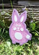 Cute Cartoon Bunny Night Light Vector for Laser Cutting