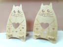 Cute Cat Mobile Phone Stand Laser Cut Vector File (CDR)