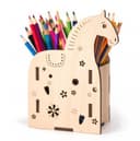 Cute Horse Pen Holder Laser Cut Template Free Vector File