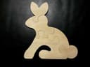 Cute Rabbit Wooden Puzzle Laser Cut Vector File