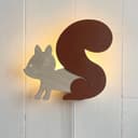 Cute Squirrel Wall Lamp Vector for Laser Cutting CDR