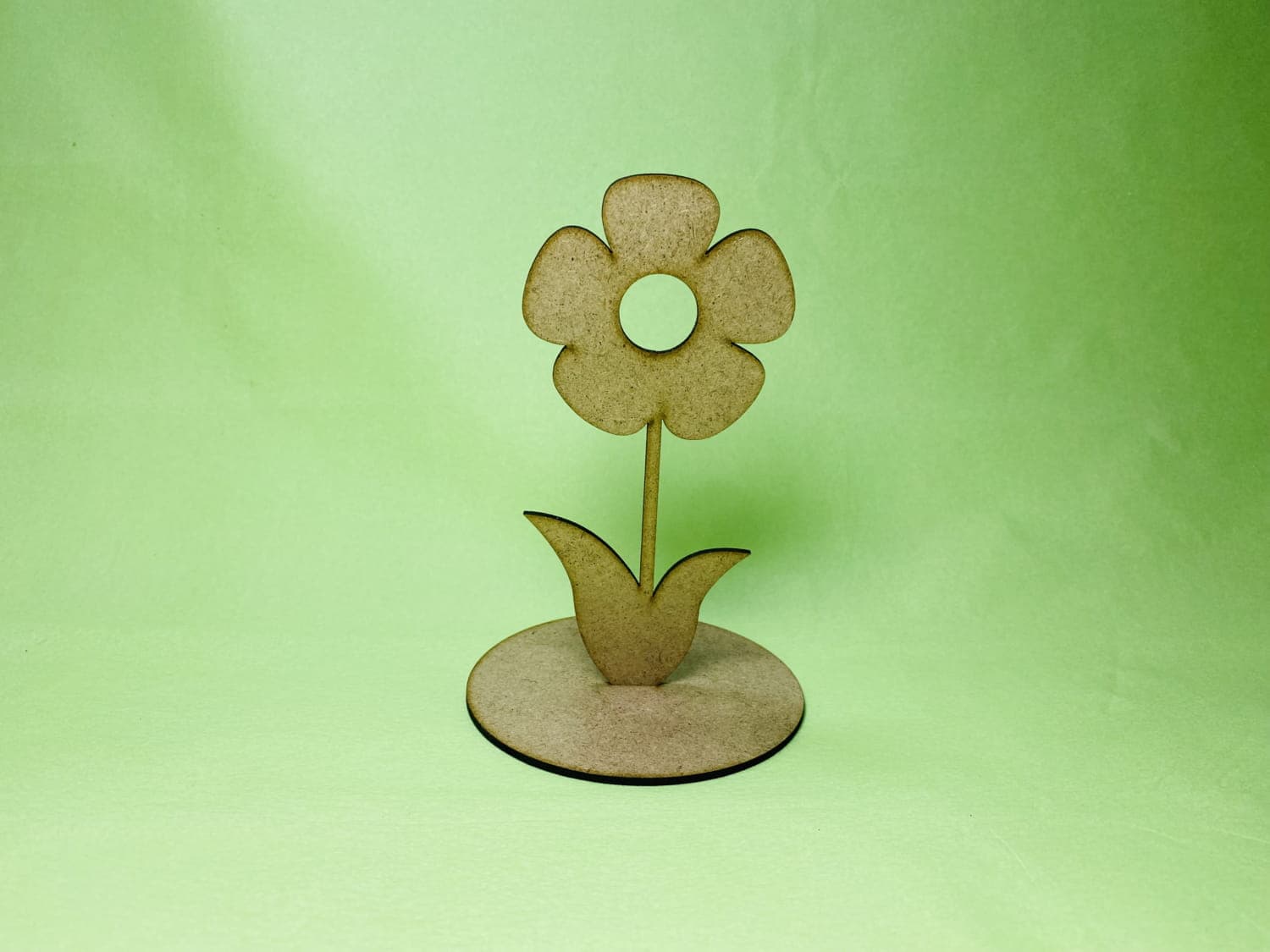Cute Standing Flower Decorative Ornament Laser Cut Vector File