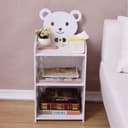 Cute Teddy Bear Kids Nightstand Vector Laser Cut Files DXF