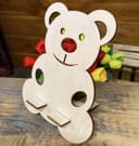 Cute Teddy Bear Phone Holder Laser Cut Vector Design