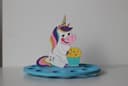 Cute Unicorn Easter Egg Holder Laser Cut Vector File