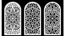 Decorative Arched Screen Panels DXF Vector Set for Laser Cutting