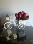 Decorative Bicycle Flower Planter 3D Laser Cut Vector File