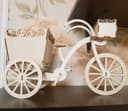 Decorative Bicycle Planter 3D Laser Cut DXF File