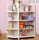 Decorative Carved Corner Storage Shelf Laser Cut Vector File