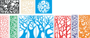 Decorative CNC Laser Cut Panel Collection Vector Files