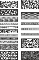 Decorative CNC Laser Cut Patterns Collection Vector Files