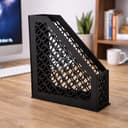 Decorative Desktop Magazine File Holder Laser Cut Vector Plan