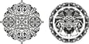Decorative Floral Ornamental Circles Vector for Laser Cutting