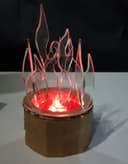Decorative LED Fire Pit Laser Cut Model SVG File