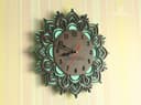 Decorative Mandala Wall Clock Laser Cut Vector File