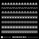 Decorative Ornamental Borders and Dividers Vector DXF SVG
