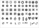 Decorative Ornaments and Floral Patterns DXF Vector Set