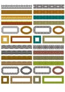 Decorative Ornate Borders and Frames Vector Set (CDR, DXF)