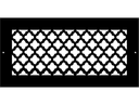 Decorative Quatrefoil Air Vent Grille Vector DXF File