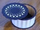 Decorative Round Laser Cut Jewelry Gift Box DXF CDR Template