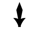 Decorative Spear Finial Vector Design DXF File