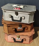 Decorative Suitcase Gift Box Laser Cut File Vector