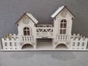 Decorative Tea Bag House Organizer Laser Cut Vector File