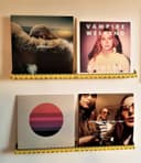 Decorative Vinyl Record Wall Display Shelf Laser Cut Vector File