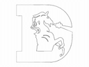 Denver Broncos Logo Vector File for CNC Laser Cutting (DXF)