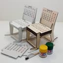 Desktop Perpetual Calendar 3D Puzzle Laser Cut Vector File