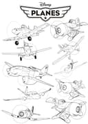 Disney Planes Vector Collection for Laser Cutting DXF