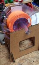 DIY 3D Printer Filament Spool Holder Laser Cut DXF Plan