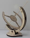 DIY 3D Sundial Laser Cut Project Vector File