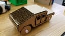 DIY Cardboard Hummer Truck Laser Cut Vector File
