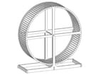 DIY Hamster Exercise Wheel 3D Puzzle Laser Cut DXF File