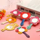 DIY Handheld Mirror Craft Kit Vector Files for Laser Cutting