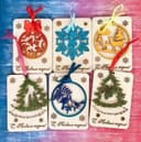 DIY Laser Cut Christmas Ornament Cards SVG Vector File