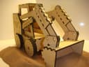 DIY Skid Steer Loader 3D Puzzle Laser Cut Vector File
