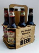 DIY Wooden Beer Caddy Vector Plan - Laser Cut DXF File