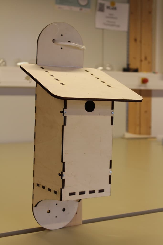 DIY Wooden Birdhouse Laser Cut Vector Plan DXF File