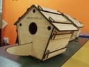 DIY Wooden Birdhouse Laser Cut Vector Plan (SVG, DXF, CDR)