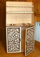 DIY Wooden Toy Kitchen Play Set - Laser Cut Vector Plan