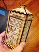Doctor Who TARDIS Police Box 3D Puzzle Laser Cut File