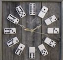 Domino Wall Clock Laser Cut Template Free Vector File